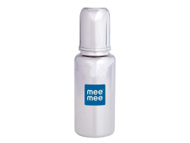 Mee Mee Premium Steel Feeding Bottle (240 ml) | Silver